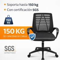 T-lovendo - Silla de Oficina Ergonómica con Soporte Lumbar y Respaldo de Malla Transpirable - Altura Regulable - Giratoria - details 3