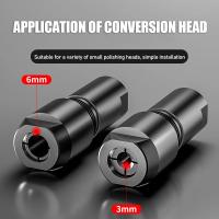 Adaptador De Conversión Para Muela Recta 3/6mm Collet Adaptador 100-tipo M10*1.5 Para Carpintería Y Pulido Herramienta Manual - details 0