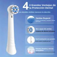 Cabezales De Cepillo De Dientes Reemplazables Compatible Con Oral B iO Serie 10 9 8 7 6 5 4 3 Electrónico 4 Pack Para Adultos - details 4