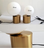 Lámpara De Mesa De Vidrio Nórdico Simple Y Moderna Para Dormitorio Y Sala De Estar Lámpara De Pies Para Escritorio Incluye Bombilla E14 Conector Europeo - details 4