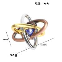 Puzzle De Metal Desafío Mental Juguete De Desbloqueo Magia Juego Educativo Divertido Para Niños Y Adultos - details 13