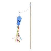 Juguete Interactivo Para Gatos Fashion Cat Wand Toy Palillo De Madera Natural Telescopio Elástico Para Gatos Internos Juguete De Moler Dientes - details 16