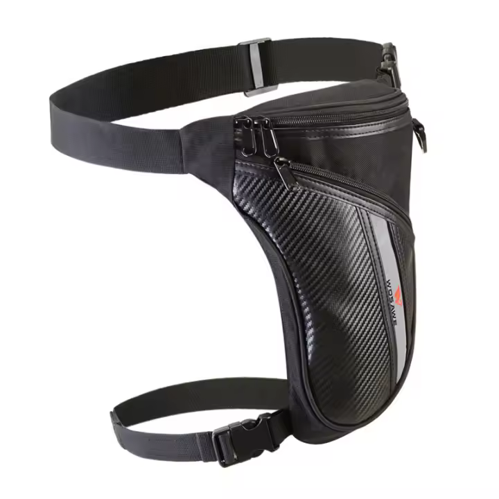 Bolsa De Pierna Impermeable Para Motocicleta Con Cinturón De Biqueño Bolsa De Cintura Para Viaje Al Aire Libre Motocross Reflectante - 1