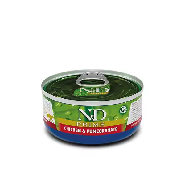 FARMINA N&D CAT PRIME POLLO CAJA 24X70GR / Alimento completo para gatos adultos - 1