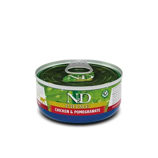 FARMINA N&D CAT PRIME POLLO CAJA 24X70GR / Alimento completo para gatos adultos - 1