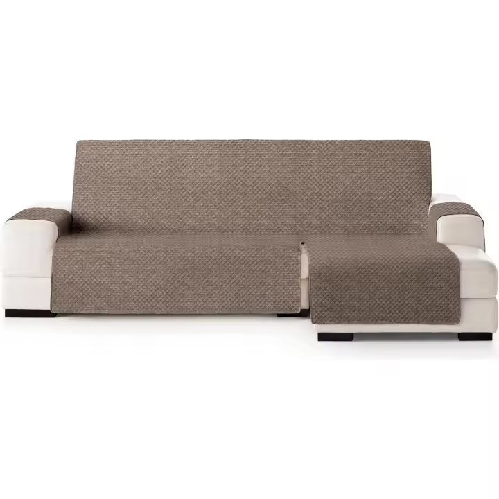 ECOMMERC3  Cubre Sofá Chaise Longue Tamaño Extra Derecha (Variedad de Colores) - Protector Para Sofá - Cubre Sofá Tacto Extra Suave - Fácil Colocación Con Gomas Elásticas - 1