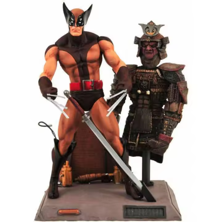 Figura Brown Lobezno Marvel Select 18 cmFigura  Coleccionable - Idea de Regalo- Mercancia Oficial - Juguetes para Niños y Adultos - Movies Fans - Muñeco para Coleccionistas y Exposición - 1