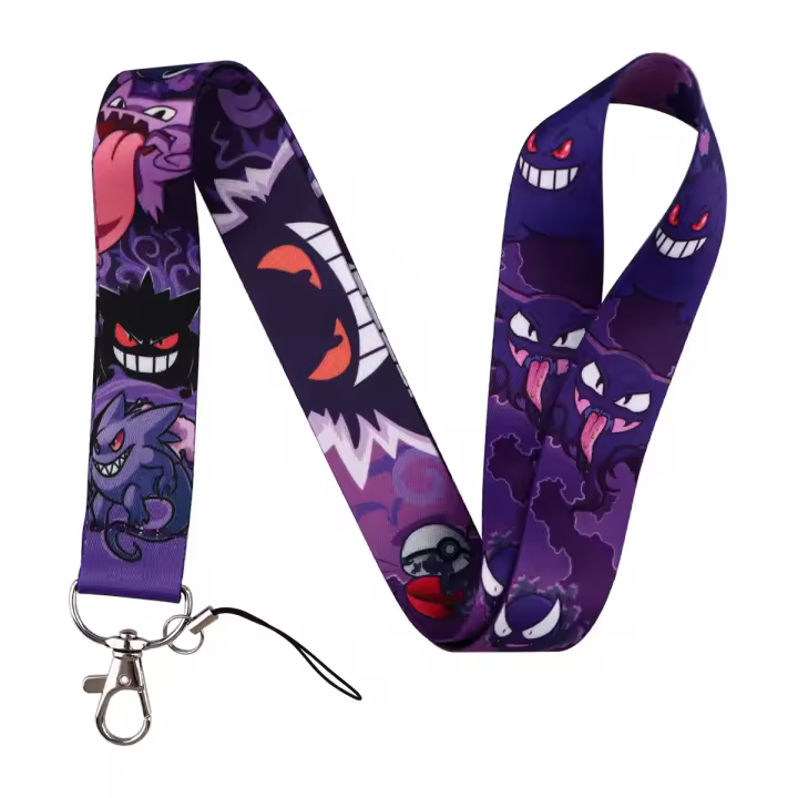 Lanyard Anime Lindo Para Llavero Tarjeta De Identificación Pasaporte Estudiante Celular USB Portaabrazos Accesorios De Correa De Cuello - 1