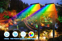 Luces Solares Para Paisaje IP65 Impermeables Con 3 Modos Luz Solar Para Jardín Camino 72/68 LED Modernas Para Exterior - details 9