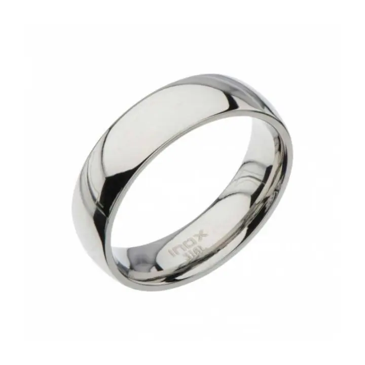 Anillo Alianza Clásica de 6mm Hombre INOX FRM49996 - 1