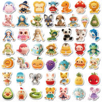 Pegatinas De Animales Adorables Para Teléfono Móvil Portátil Cuaderno Maleta Taza 50/100pcs Dibujos Animados Graffiti Impermeables Para Niños Juguetes DIY - details 3