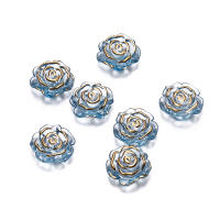 Lote De 10 Piezas De Cuentas En Forma De Flores 19mm Espaciadores Sueltos Para Fabricación De Joyas Pulseras Y Collares Accesorios De Manualidades - details 5