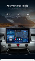 Junsun-reproductor Multimedia X7 MAX para coche Radio con Android CarPlay inalámbrico voz IA 2K 13.1 pulgadas para Fiat 500X 2014 2015 2016 2017 2018 2019 2020 - details 0
