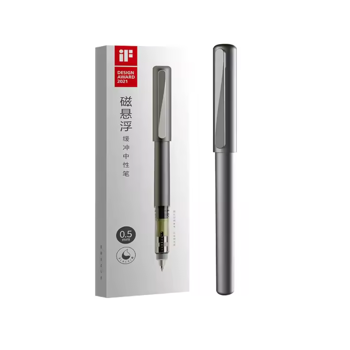 M&G Bolígrafo De Gel 0.5mm Negro Con Suspensión Magnética Para Estudiantes Y Oficina Herramienta De Escritura Plug-Type 1 Pieza - 1