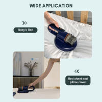 Aspiradora Portátil Sin Cable 5000PA Potente Para Cama Con Filtro HEPA Y Eliminación De Pulgas Con Luz UV Limpieza Doméstica - details 9