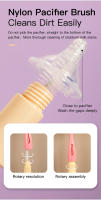 Nueva Diseño 2023 Limpieza De Botella De Bebé Con Esponja De Nylon Set De Cepillo Para Tetina Y Limpieza De Botella Herramientas 2 En 1 Color Azul/Gris Rosa - details 5