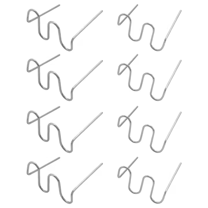 Grapas de piezas para reparación de plástico, grapadora caliente, ondas, parachoques, carrocería, 1000, 0,8mm, S - 1