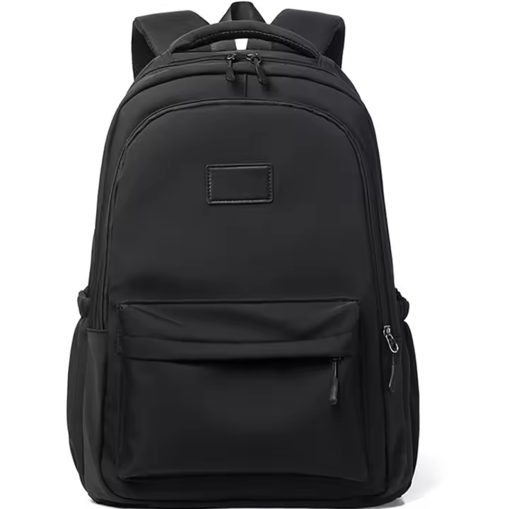 Mochila de viaje para computadora portátil para mujeres y hombres, color negro, mochila aprobada para llevar en el avión, mochila para computadora portátil liviana de color negro - 1