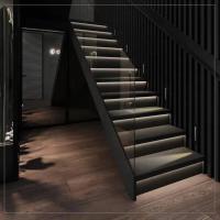 Luz De Pared LED Inteligente Recargable IP65 Impermeable Para Exterior E Interior Sensor De Movimiento Mini Cuadrado Para Escaleras Y Pasillos Moderno Sin Sombrilla Aluminio - details 1