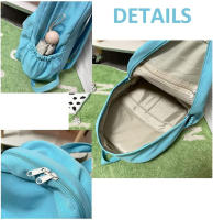 Mochila suave de de gran capacidad para para estudiantes, morral escolar Color sólido hermana, tempo - details 1
