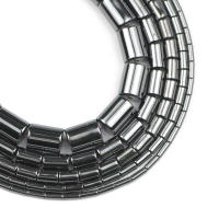 JHNBY Cuentas De Hierro Negro Hematita Naturales 1-8mm Para Fabricación De Joyas Pulsera Y Collar DIY 15.5'' Forma Redonda - details 2