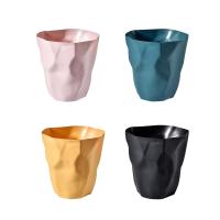 Cesta De Papel De Papelera Minimalista Sin Tapa Para La Casa Cocina Baño Lavandería Y Habitaciones Interiores Material PP - details 0