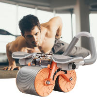 Rueda Ab de rebote automático con temporizador y almohadilla para arrodillarse, rodillo de rueda Abdominal, equipo de ejercicio físico Entrena rápidamente los músculos abdominales adecuado para usar en casa, gimnasio u oficina - details 6