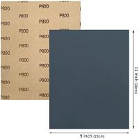 Paquete De 15 Hojas De Papel De Herramienta De Abrazadera 9x11 Pulgadas Para Metal Madera Polvo De Automóviles Impermeable Con Carbonato De Silicio - details 5