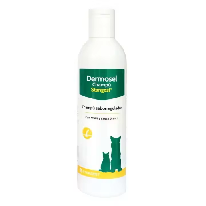 Dermosel Champú Seborrea para Perros y Gatos  Champú para Perros y Gatos Dermosel Seborrea - 1