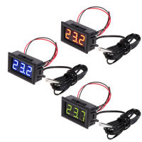 Termómetro Digital LCD Con Sensor De Temperatura DC 5-12V Y Probe De 1m Para Acuario Piscina Coche Panel Medidor De Temperatura - details 0