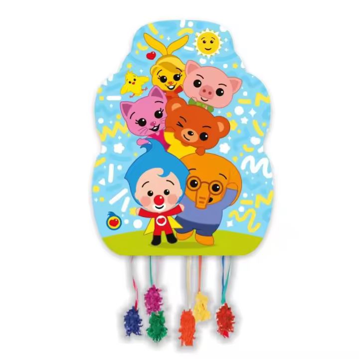 Liragram, Piñata  Mediana Del Payaso Plim Plim, Medidas De 33x46cm. #Liragram #Piñatas #Payaso Plim Plim #Infantiles - 1