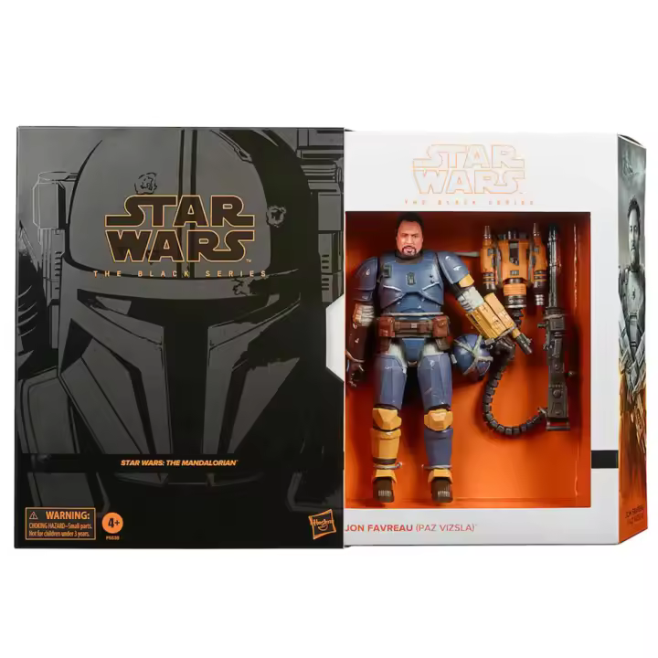 Figura Jon Favreau The Mandalorian Star Wars 15cmFigura  Coleccionable - Idea de Regalo- Mercancia Oficial - Juguetes para Niños y Adultos - Movies Fans - Muñeco para Coleccionistas y Exposición - 1