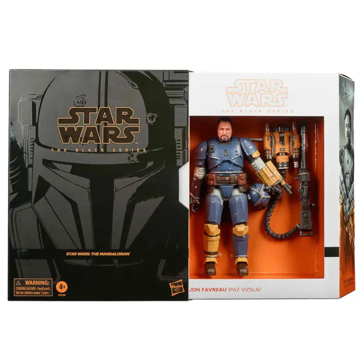 Figura Jon Favreau The Mandalorian Star Wars 15cmFigura  Coleccionable - Idea de Regalo- Mercancia Oficial - Juguetes para Niños y Adultos - Movies Fans - Muñeco para Coleccionistas y Exposición - 1
