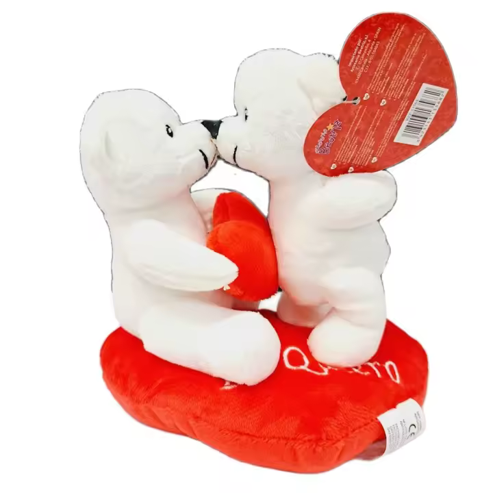 Peluche Parejas De Ositos Con Corazon Te Quiero 20 cm,Día de San Valentín,cm,fespu - 1