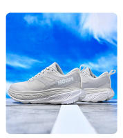 Zapatos De Correr Marathon Para Hombre 2024 Antideslizantes Absorbentes De Choque Y Resistentes Al Desgaste Con Suela Gruesa Y Comodidad Para El Verano - details 0