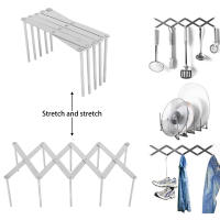 Soporte Extensible para Tapa de Olla Organizador de Platos Flexible para Cocina - details 1