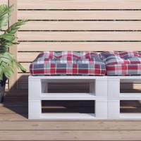 vidaXL Cojín para sofá de palets de tela 58x58x10 cm en color Beige/Gris/Taupé y más | acolchados duraderos para sofás de jardín terraza exterior - details 7