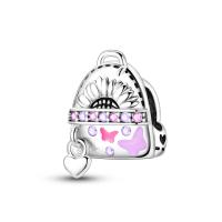 Perlas De Perfume Para Mujer Plata Esmaltada Colgante De Zapatos Altos Y Lápiz Labial Para Pulsera DIY Joyería - details 35