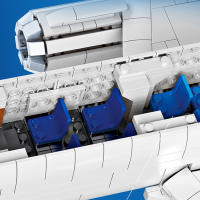 Bloques De Construcción Boeing Dreamliner 1601PCS Juguetes Educativos Para Niños Decoración De Escritorio Regalos Para Niños Hombres Edad Recomendada 18+ - details 7