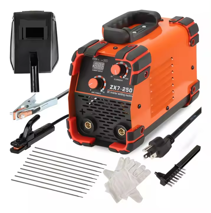 Máquina de soldadura portátil, soldador de arco con pantalla Digital LCD, arranque en caliente, 300A, cable de soporte de electrodo, 220V  Máquina de soldadura por arco - 1