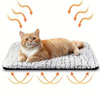Alfombra Calentadora Para Gatos Y Perros Auto-caliente Super Suave Y Antideslizante Funda Cálida Para Mascotas Adecuada Para Interiores Y Exteriores - details 1