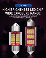 Lámparas De Lectura Para Coche 10pcs Luz De Techo Interior 31mm 39mm Bulbo Blanco 4014SMD 9-12LED Voltaje 9-12V Consumo 1.5W Universal - details 0