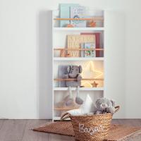 Librería infantil con 4 baldas color blanco ATMOSPHERA fabricado en MDF L. 55 x P. 15 x H. 118 cm. - details 2