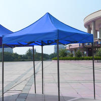 Cubierta De Toldo Azul Resistente Al Agua Y UV Para Toldo Plegable De 2.9x2.9 Metros Material De Tela Oxford Protección Solar Para Acampar Y Recreación - details 0