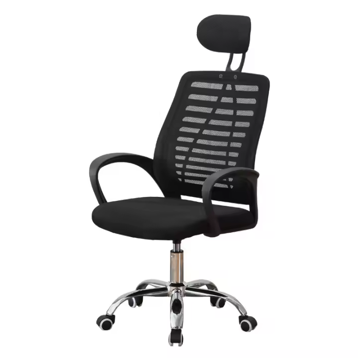 1 Silla de Oficina con Soporte Lumbar Giratoria Escritorio Sillon Ruedas Despacho casa salon habitacion ergonómica Gaming, escritorio, con reposacabezas - 1