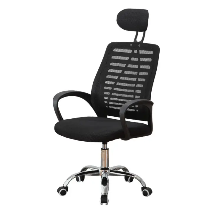1 Silla de Oficina con Soporte Lumbar Giratoria Escritorio Sillon Ruedas Despacho casa salon habitacion ergonómica Gaming, escritorio, con reposacabezas - 1