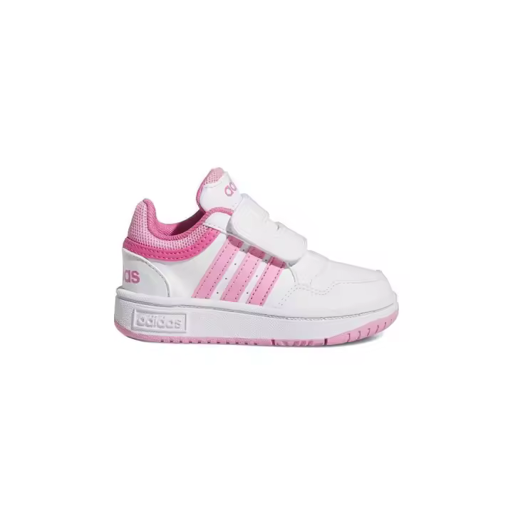 Adidas Zapatilla Baby Hoops Blanco Rosa - 1
