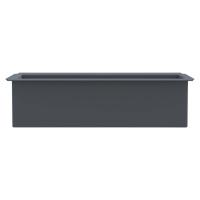 vidaXL Jardineras para europalés (12 uidades) PP gris 36x13,5x9,5 cm - details 4