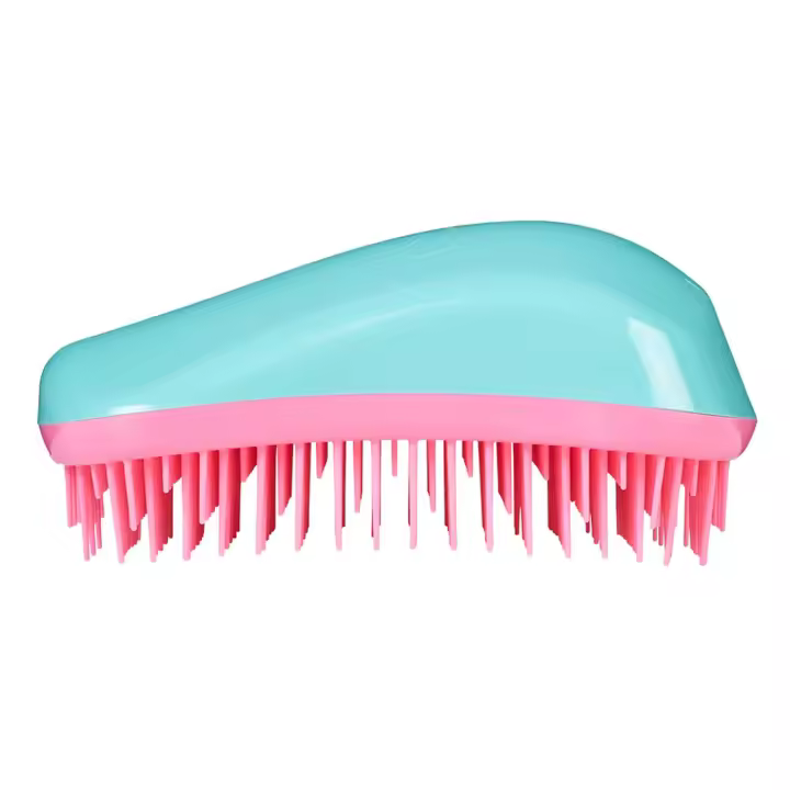 Cepillo Desenredante Dessata Verde y Rosa – Antitirones, Todo Tipo de Cabello, Uso Diario - 1