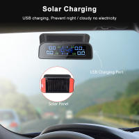 Sistema De Monitoreo De Presión De Neumáticos Para Coche TPMS Solar Potencia 360 Alarmas De Seguridad Automáticas Sensores De Presión De Neumáticos - details 5